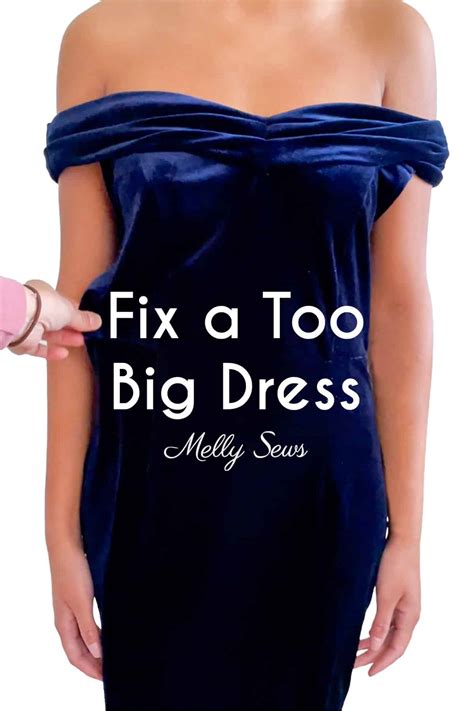 How To Make a Dress Smaller: Take in a Dress and .